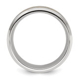 Chisel Stainless Steel Brushed and Polished Yellow IP-plated 8mm Band - SR-BEFA2641-7006