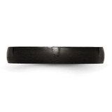 Chisel Stainless Steel Brushed Black IP-plated 4mm Band - SR-4FEF6F33-8288