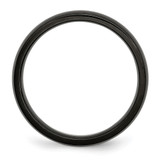 Chisel Stainless Steel Brushed Black IP-plated 5mm Band - SR-39DF571F-9250