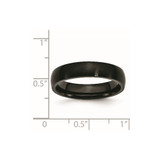 Chisel Stainless Steel Brushed Black IP-plated 5mm Band - SR-FA511D09-5955