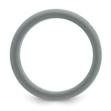 Chisel Stainless Steel Brushed Grey Silicone Center 8mm Band - SR-A4DA1980-8064