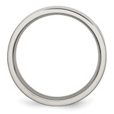 Chisel Stainless Steel Polished 5mm Flat Band - SR-060204F8-9128