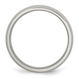 Chisel Stainless Steel Polished 5mm Half Round Band - SR-F5255FB1-1844