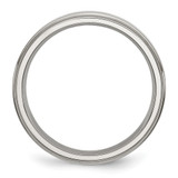 Chisel Stainless Steel Polished 5mm Ridged Edge Band - SR-63C5DA3F-4718