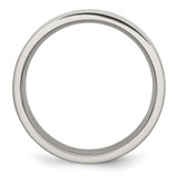 Chisel Stainless Steel Polished 6mm Flat Band - SR-D7D43DBB-9153