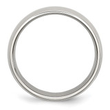 Chisel Stainless Steel Polished 6mm Half Round Band - SR-3CA32763-5546
