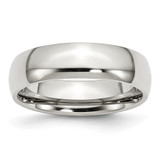 Chisel Stainless Steel Polished 6mm Half Round Band - SR-DD756A56-5496