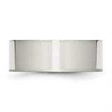 Chisel Stainless Steel Polished 8mm Flat Band - SR-F7B1E5FB-5337