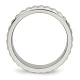 Chisel Stainless Steel Polished 8mm Studded Band - SR-F70A43F0-2433