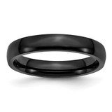 Chisel Stainless Steel Polished Black IP-plated 4mm Band - SR-B6B704E9-3447