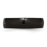 Chisel Stainless Steel Polished Black IP-plated 6mm Band - SR-ACF83FD8-2191