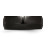 Chisel Stainless Steel Polished Black IP-plated 8mm Band - SR-0243817E-8101