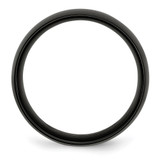 Chisel Stainless Steel Polished Black IP-plated 8mm Band - SR-43E4A660-2864