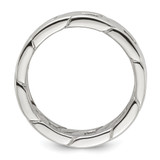 Chisel Stainless Steel Polished Chain Style 7mm Band - SR-08AB9E36-3137