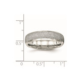 Chisel Stainless Steel Polished Laser Cut 6mm Band - SR-2678B6F4-8067