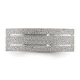 Chisel Stainless Steel Polished Laser-cut and Grooved 8mm Band - SR-63DBF877-9734
