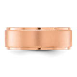 Chisel Stainless Steel Polished Rose IP-plated Brushed Center 8mm Band - SR-25CC6B88-7776
