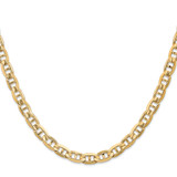 14K 20 inch 6.25mm Concave Anchor with Lobster Clasp Chain