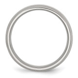 Chisel Stainless Steel Polished with Brushed Edge 6mm Grooved Band - SR-69BE697B-3291