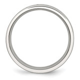 Chisel Stainless Steel Polished with Double Row Black Carbon Fiber Inlay 6mm Band - SR-0B912FEF-7074