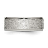 Chisel Stainless Steel Polished with Grain Finish Center 8mm Ridged Edge Band - SR-1826B9E7-3404