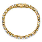 14k 22 1/2 carat Lab Grown Diamond VS/SI+ G+ Complete Tennis Bracelet