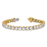 14k 22 1/2 carat Lab Grown Diamond VS+ F+ Complete Tennis Bracelet
