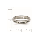 Chisel Titanium Brushed 4mm Half Round Band - TB-6DE0092B-1319