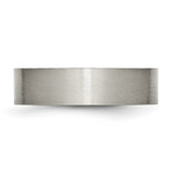 Chisel Titanium Brushed 6mm Flat Band - TB-3EEFE1B1-4204