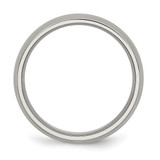 Chisel Titanium Brushed 6mm Half Round Band - TB-6D80AFD4-8822
