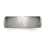 Chisel Titanium Brushed 7mm Half Round Band - TB-7FDF97EF-8182