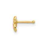 14k 22 Gauge Polished Spider Nose Stud