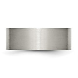 Chisel Titanium Brushed 8mm Flat Band - TB-DE5D3963-1665