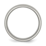 Chisel Titanium Brushed 8mm Half Round Band - TB-816A2E0F-4480