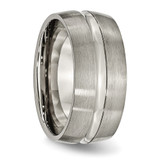 Chisel Titanium Brushed and Polished 10mm Grooved Band - TB-9E64C94A-6783