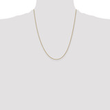 14K 22 inch .85mm Spiga with Lobster Clasp Chain