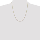 14K 22 inch .8mm Light Baby Rope with Spring Ring Clasp Chain