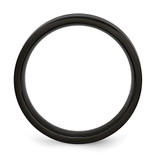 Chisel Titanium Brushed and Polished Black IP-plated 8mm Grooved Band - TB-B8099CB8-5381