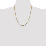 14K 22 inch 1.4mm Franco with Lobster Clasp Chain