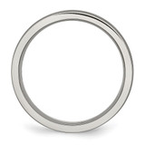 Chisel Titanium Brushed Center 6mm Ridged Edge Band - TB-1A69A48A-2230
