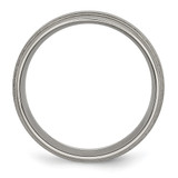 Chisel Titanium Brushed Center 8mm Grooved Band - TB-1AFB46FA-7313