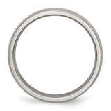 Chisel Titanium Polished 4mm Half Round Band - TB-8A14E9BC-1964