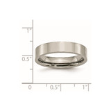 Chisel Titanium Polished 5mm Flat Band - TB-A2137AE3-1264