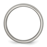 Chisel Titanium Polished 5mm Half Round Band - TB-0F7B879B-1502