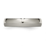 Chisel Titanium Polished 5mm Half Round Band - TB-CE13A3DC-4270