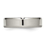 Chisel Titanium Polished 6mm Beveled Edge Band - TB-08AA081B-3691