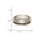 Chisel Titanium Polished 6mm Beveled Edge Band - TB-1106F482-1879