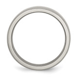 Chisel Titanium Polished 6mm Beveled Edge Band - TB-E80316DE-2587
