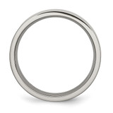 Chisel Titanium Polished 6mm Flat Band - TB-FBB1E9C4-8089
