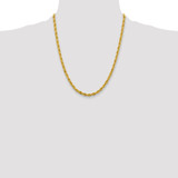 14K 22 inch 4.25mm Semi Solid Rope with Lobster Clasp Chain